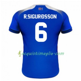 Divisa di Calcio Islanda R.Sigurdsson 6 Prima Mondiali 2018